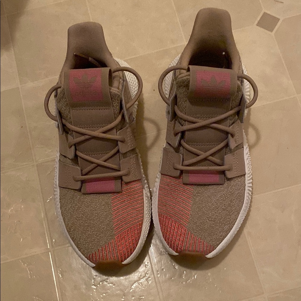 Adidas Women's Athletic Shoes - Pink & Tan